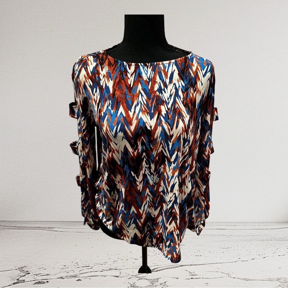 Sew In Love Vibrant Abstract Top - Size S